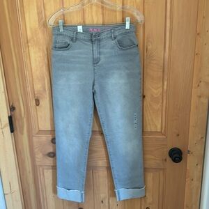 Boys Children Place STRAIGHT JAMBES DROITES jeans - Size 14 Gray NWOT